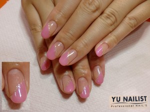 ラインのラメ大事なポイントです