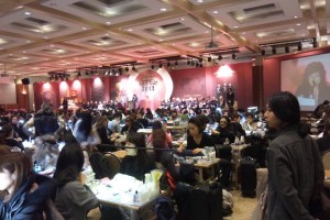 コンテスト会場の風景です。