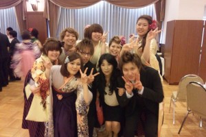 クラスのみんなと記念撮影です