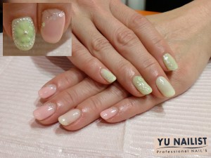 ピンクに黄色がおしゃれ