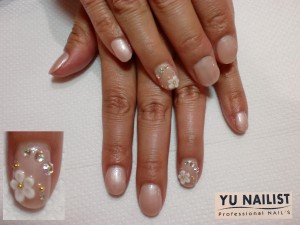 白のお花はあわせやすくて◎